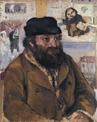 Camille Pissarro Portrait Paul Cezanne oil painting image